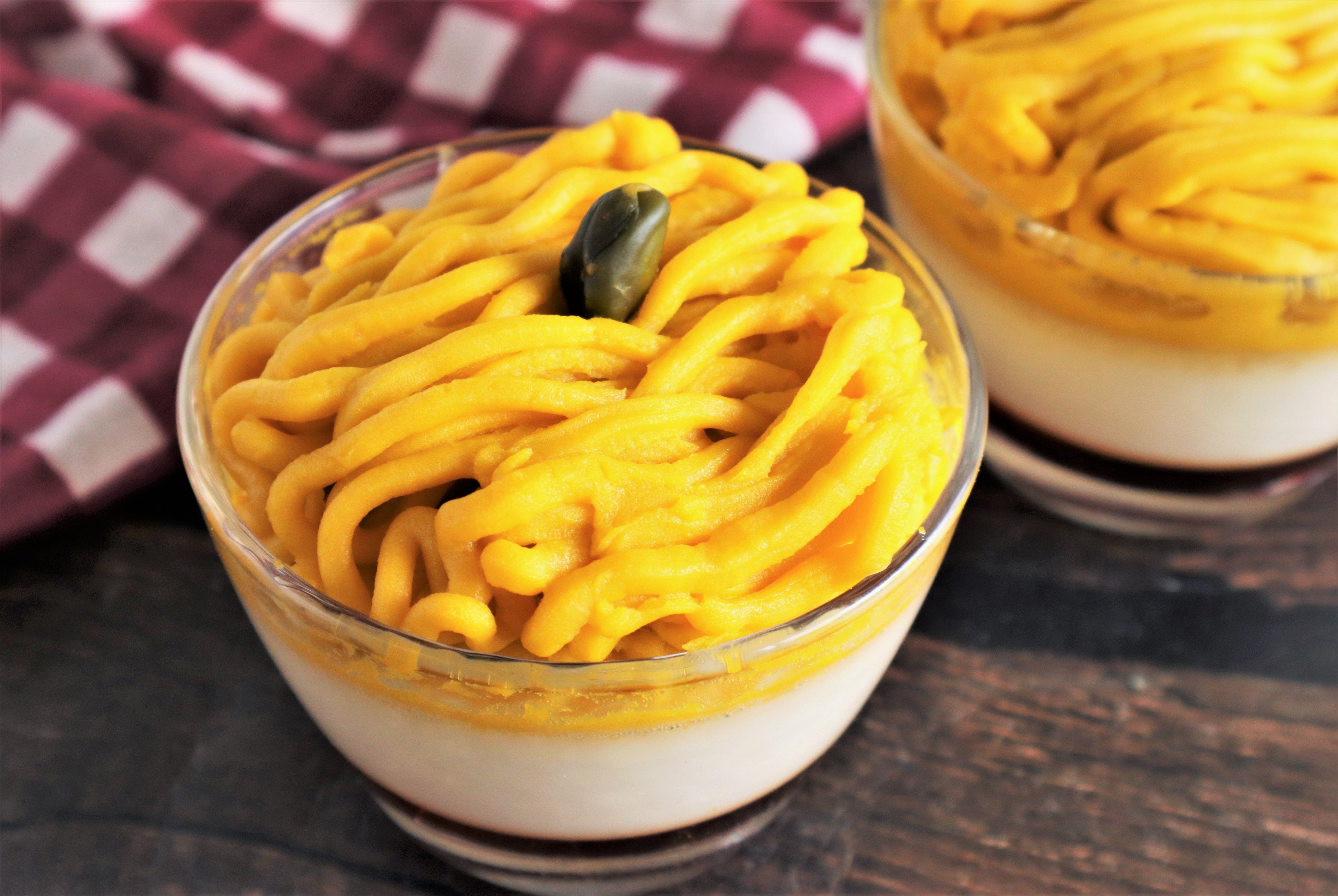 かぼちゃのモンブランプリン