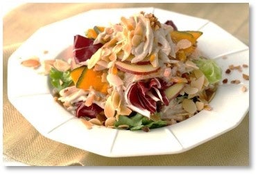 ささがきごぼうと季節野菜のサラダ～ナッツの香り～