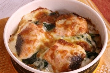 鮭とマッシュポテトのグラタン