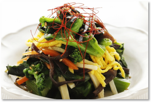 春を彩る菜の花のナムル