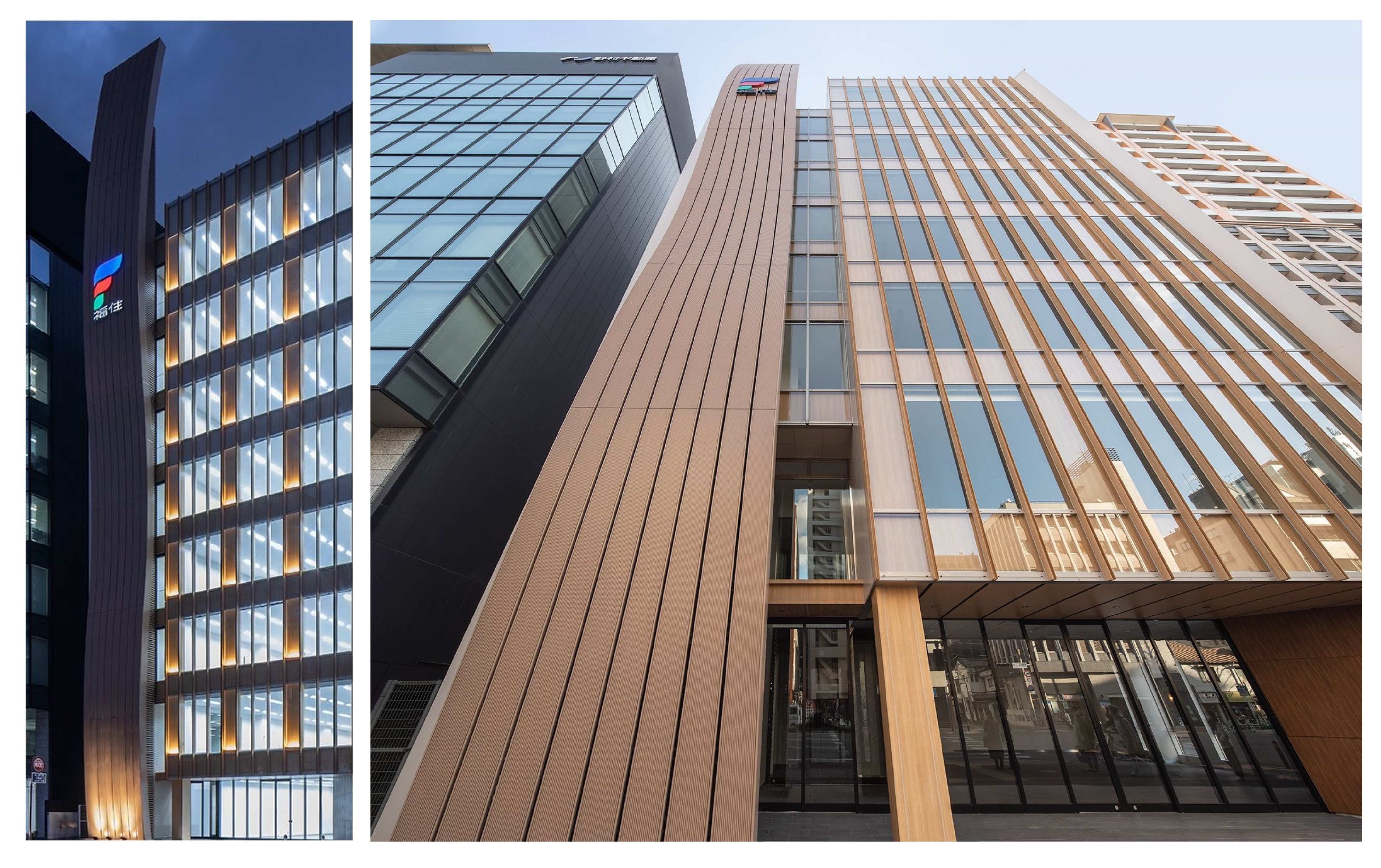 流れるような“髪”をイメージした外観