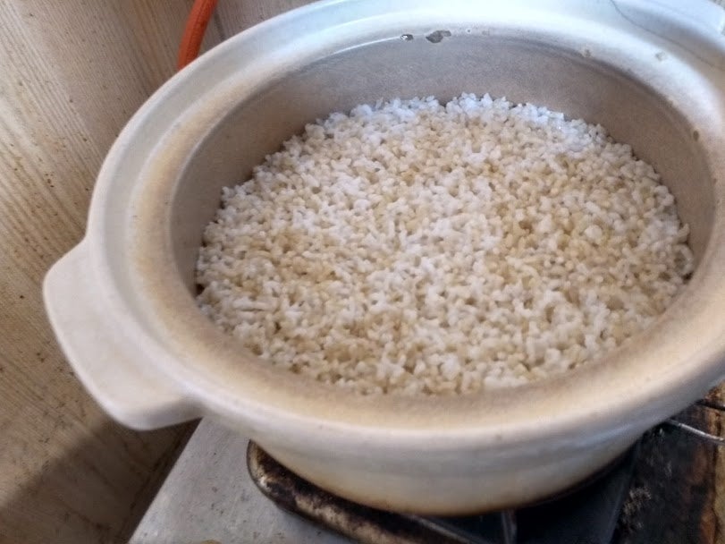 土鍋で炊いた棚田米　