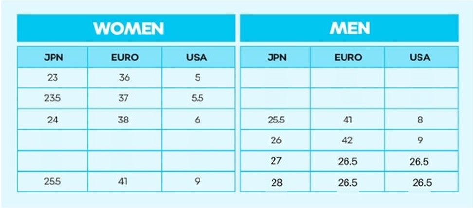 サイズは以下表の一覧をご参考ください。