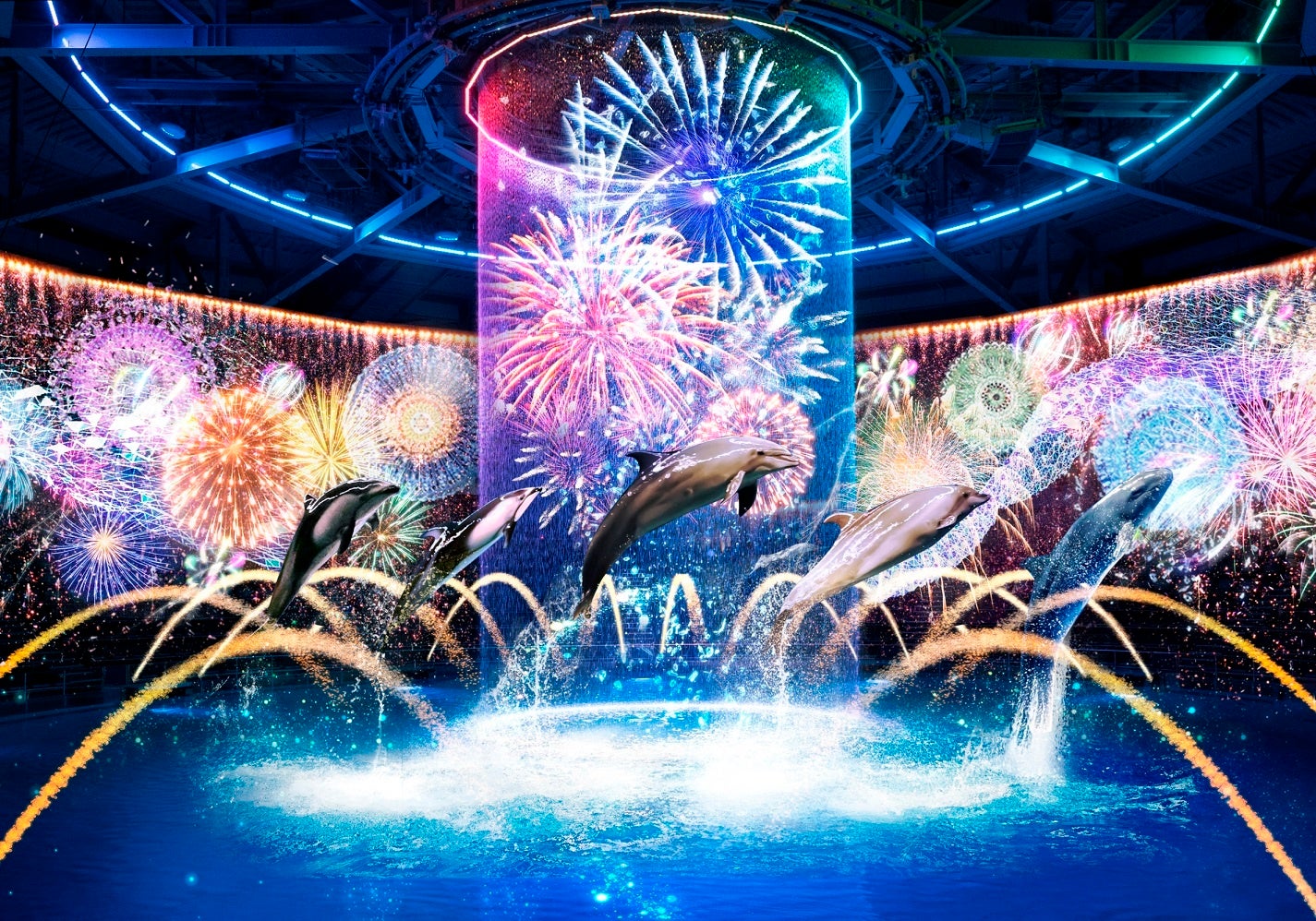 「瑠璃花火-Digital Fireworks-  ※イメージ」