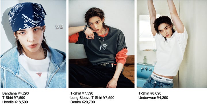 GUESSがStray Kids ヒョンジンを起用した最新グローバルキャンペーンを GUESSがStray Kids ヒョンジンを起用した最新グローバルキャンペーンを