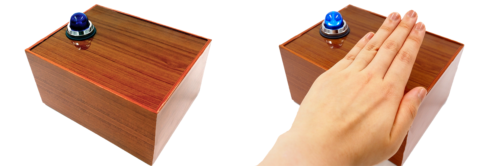 加飾赤外線透過フィルタ「IR-G」 透過している場合は、センサー部に手をかざすとランプが点灯する仕組み