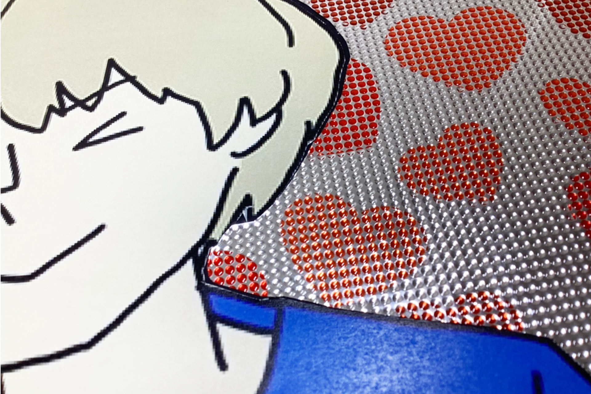 立体感のあるキラキラデコシール