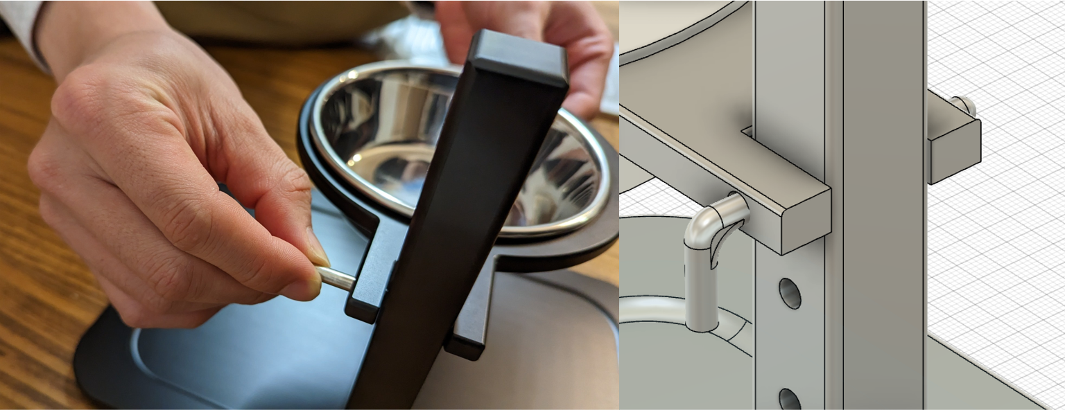 ピンを差し込むだけ