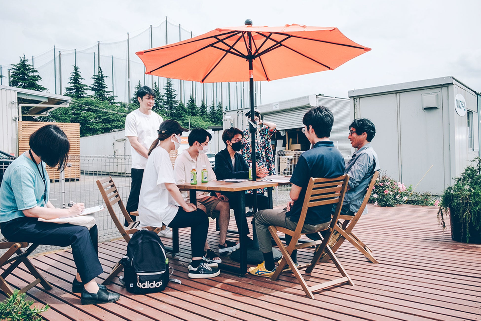 農業関係者様への訪問の様子