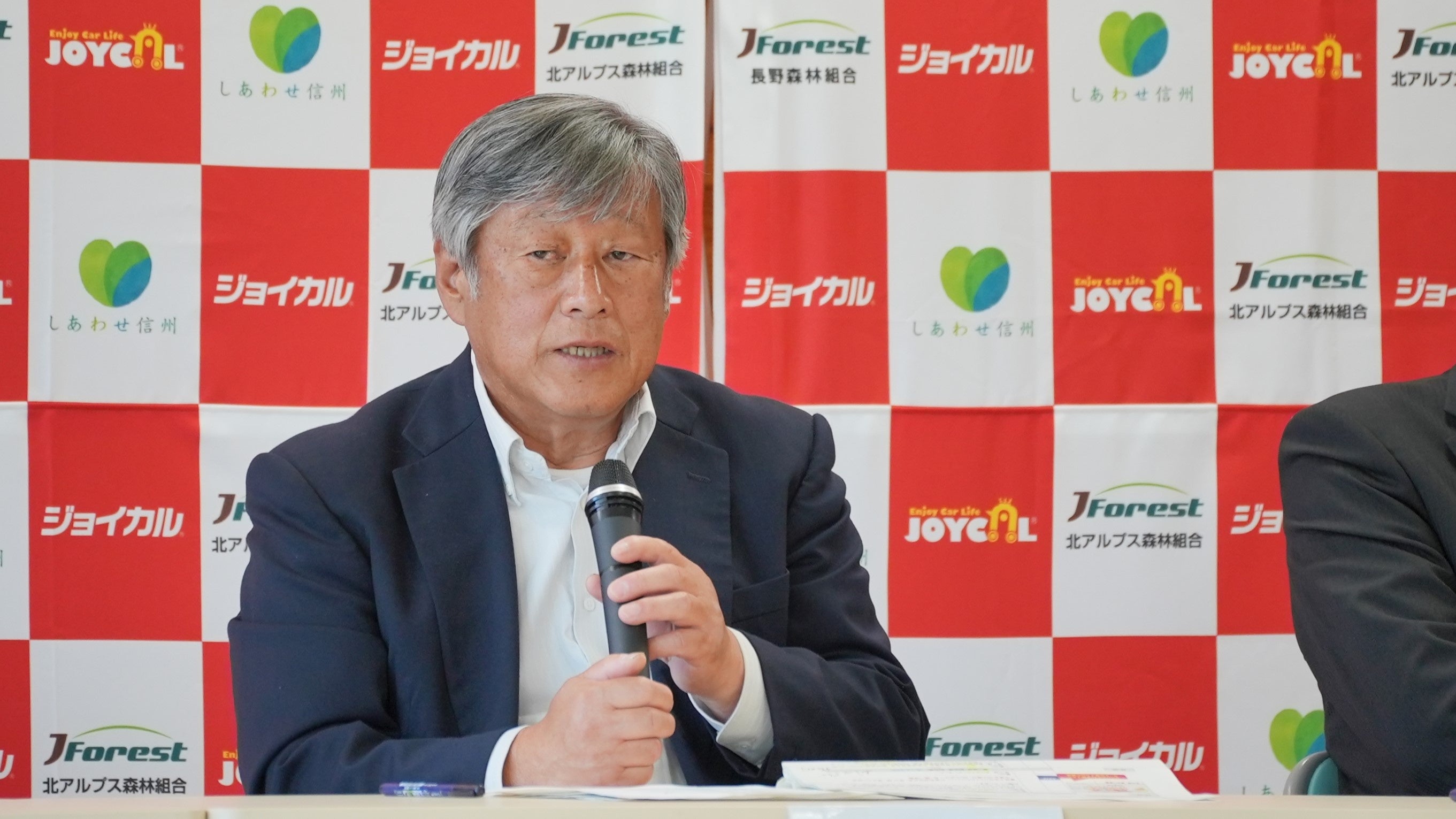 ＜締結式｜割田氏ご登壇の様子＞