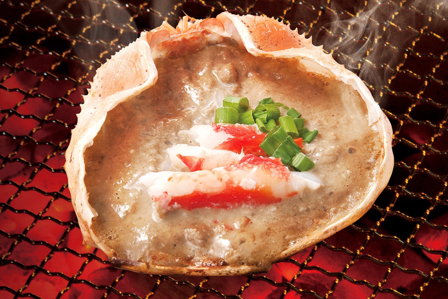 「蟹味噌甲羅焼き」570円（税込）