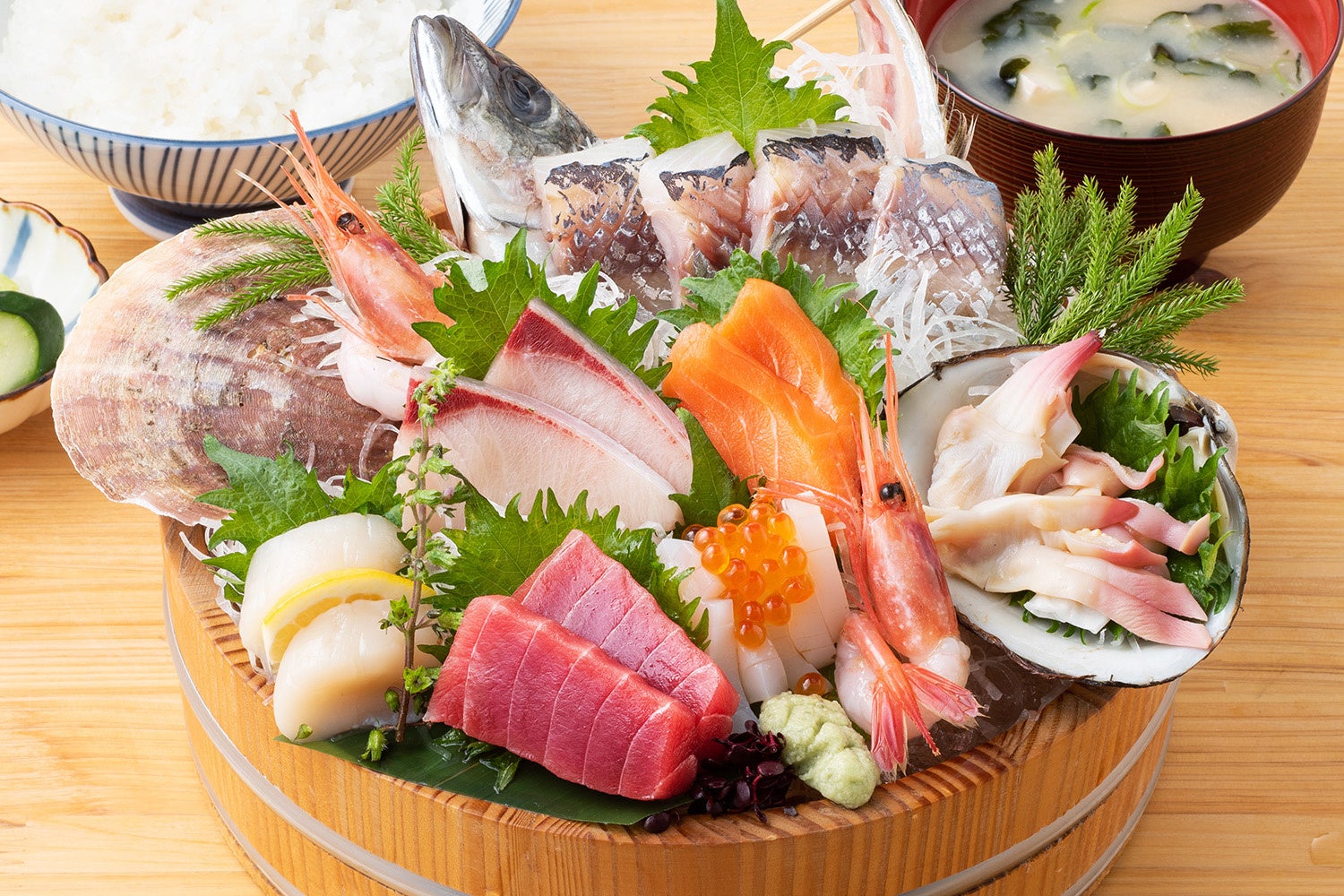 「水産大漁刺身定食」1,473円（税込）