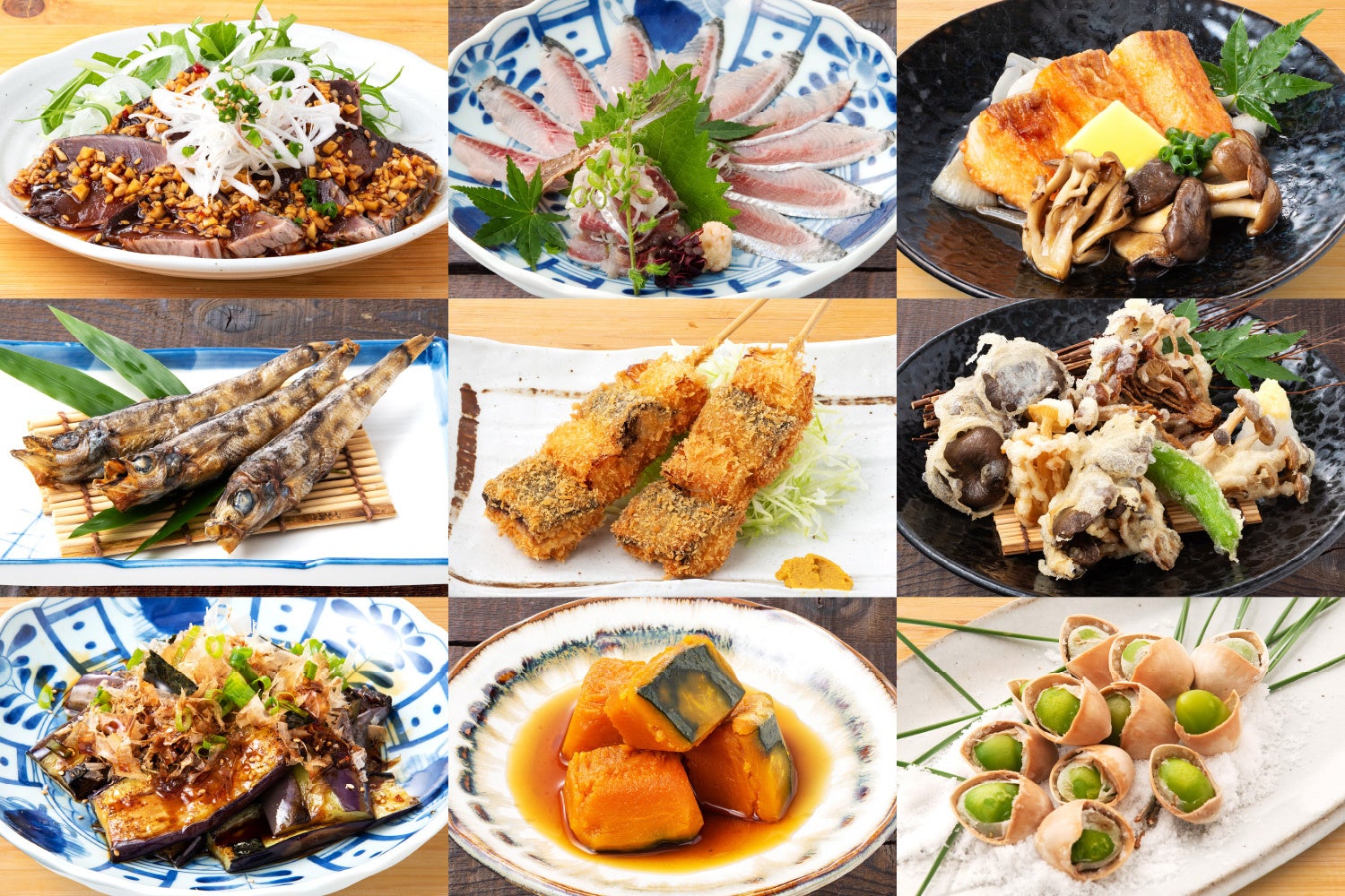 板前の技光る、秋限定の厳選つまみたち