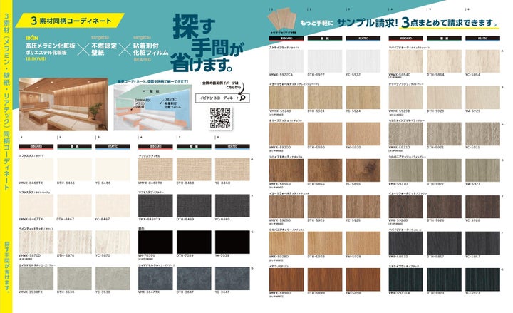 【新⾒本帳】メラミン化粧板「イビボード」の総合⾒本帳が2024年10月1日発刊。“質感徹底重視”プレミアム化粧板ブランド イビボードH ...