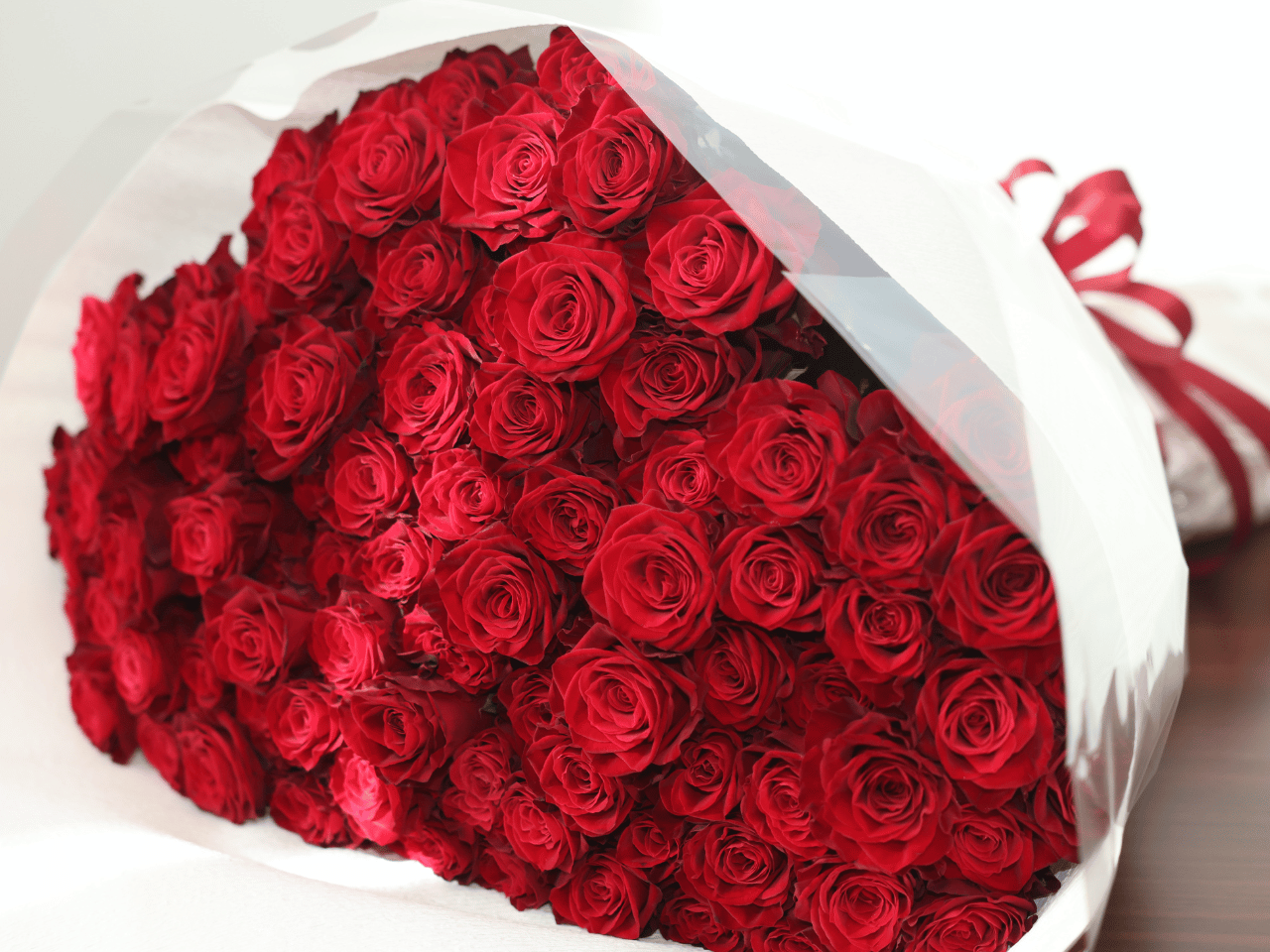 企業のお祝いシーンに薔薇を。年300万本の生産量を誇るオランダ式バラ