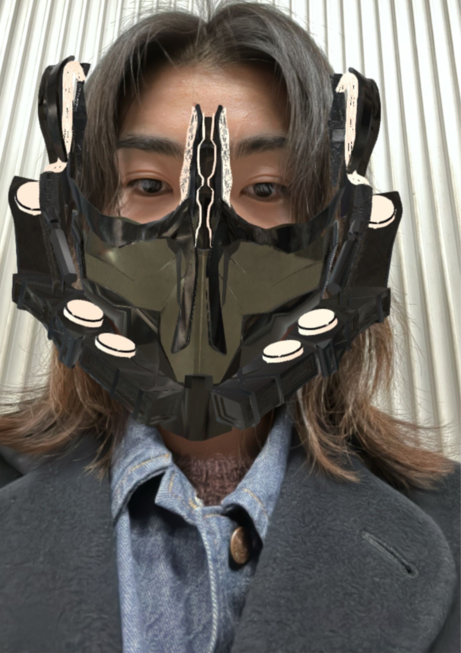 開発中のARマスク