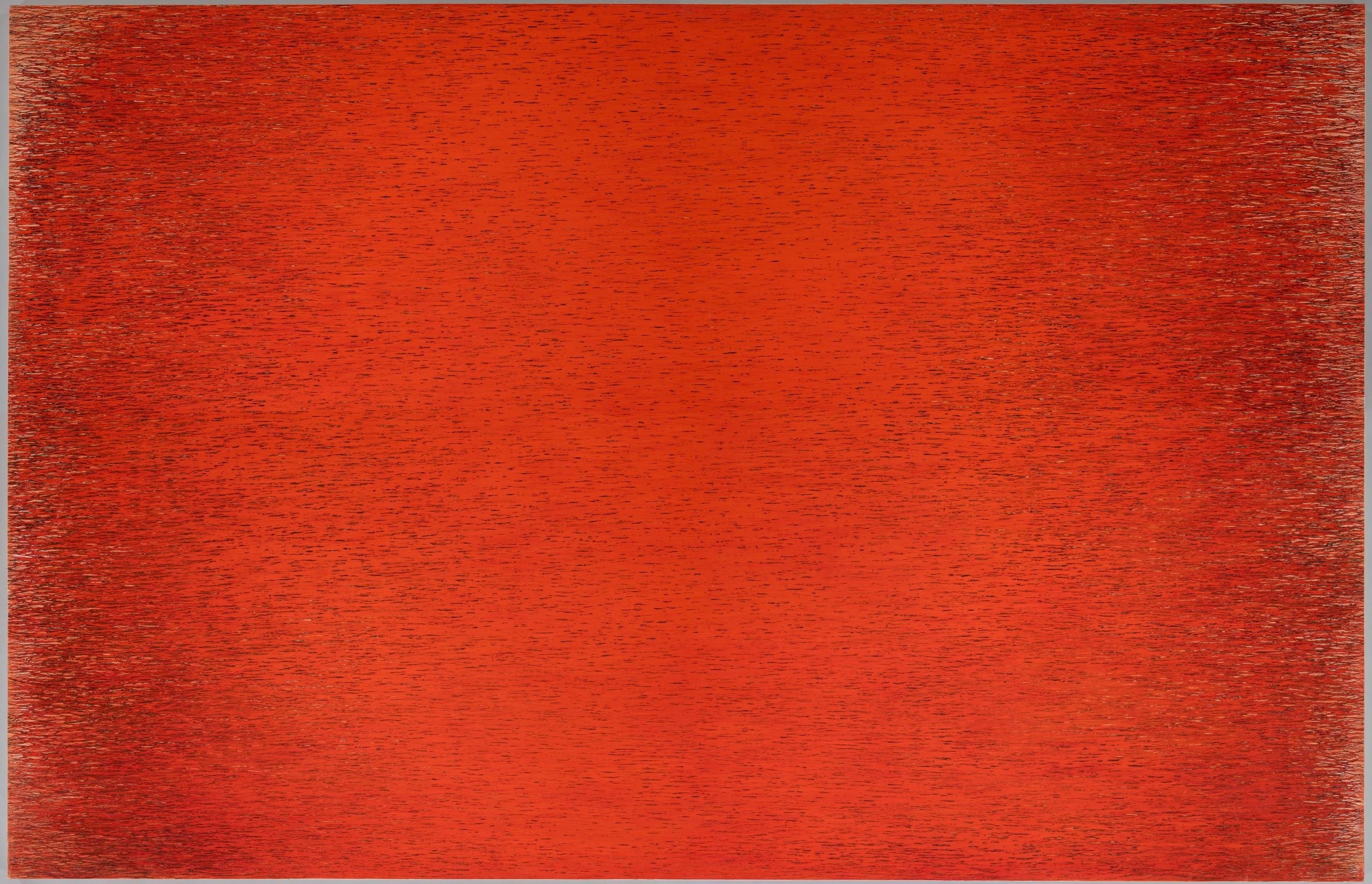 17-F-1、2005　油彩、キャンバス、紙