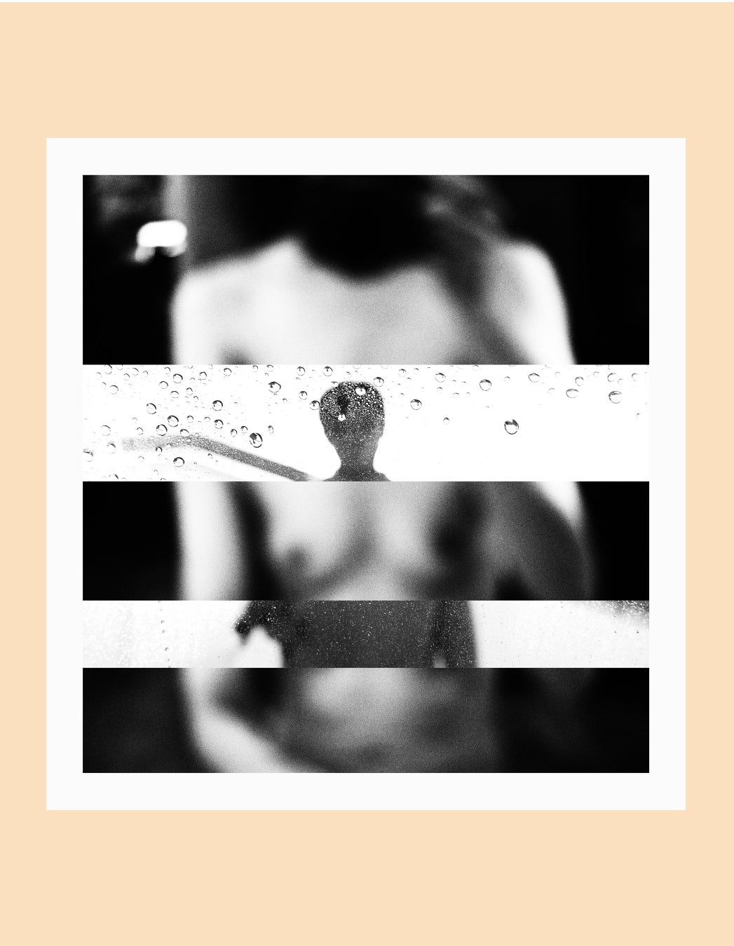 田口るり子 「COMPOSITION No.3」(2023)  Archival pigment print, paper, wooden panel, 158×166cm/182×233cm