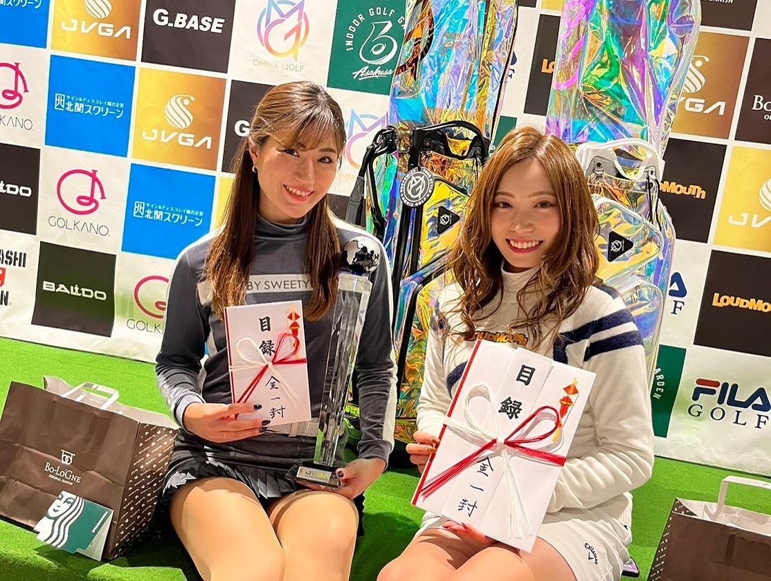 女子プロアマペアマッチ優勝ペア