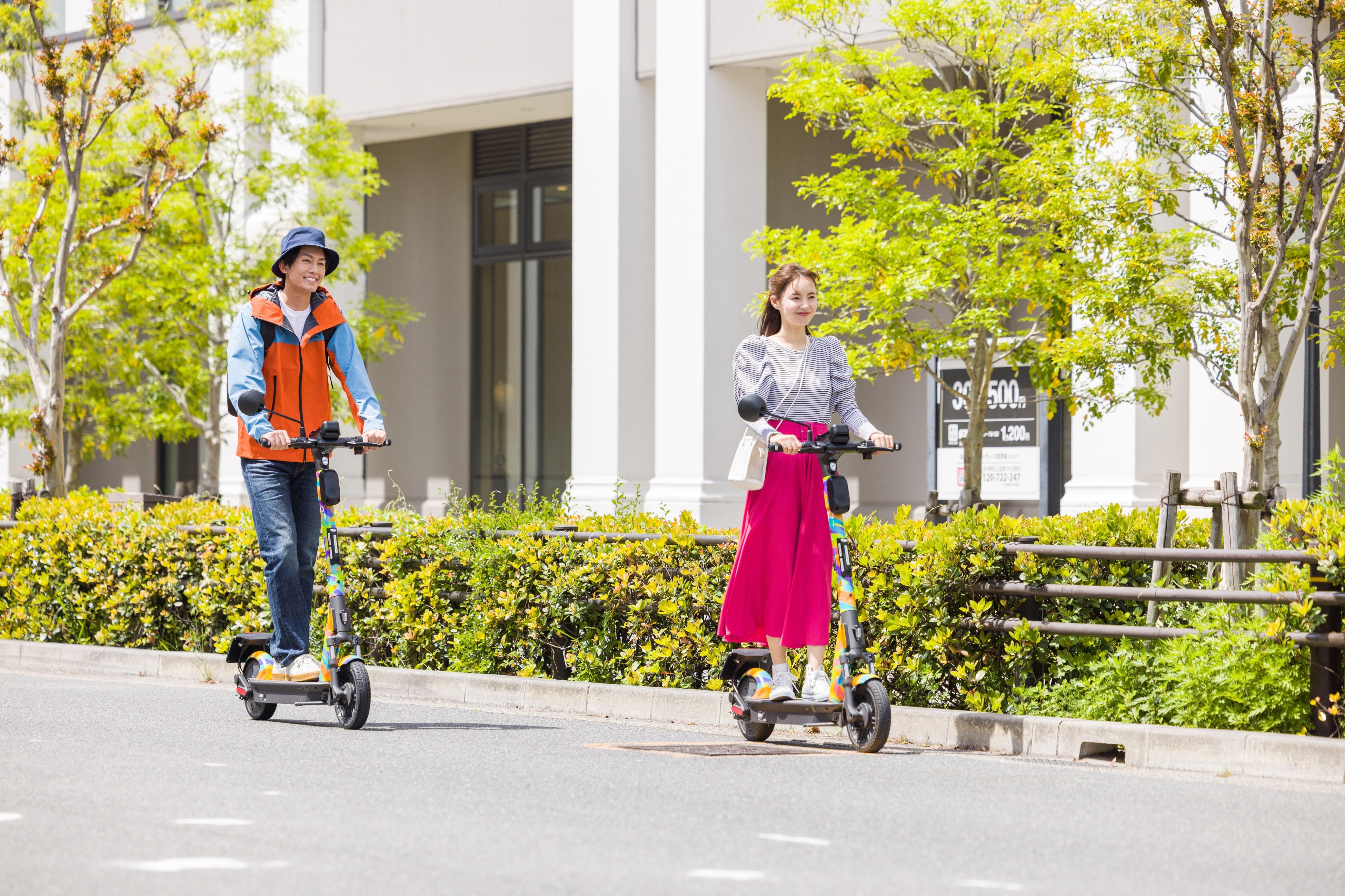 名古屋市内で初の電動キックボードシェアリングサービス、Su__i
