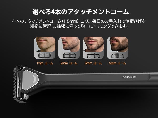 Dreame、1台で全身ケアできる多機能グルーミングシェーバー「SwiftBlade」をGREEN FUNDINGで先行販売|クラウドファンディングの概要(9枚目)