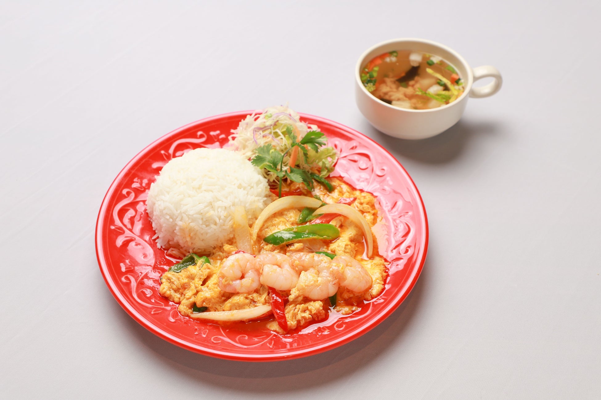 クンパッポンカレー(ランチはスープ付き)