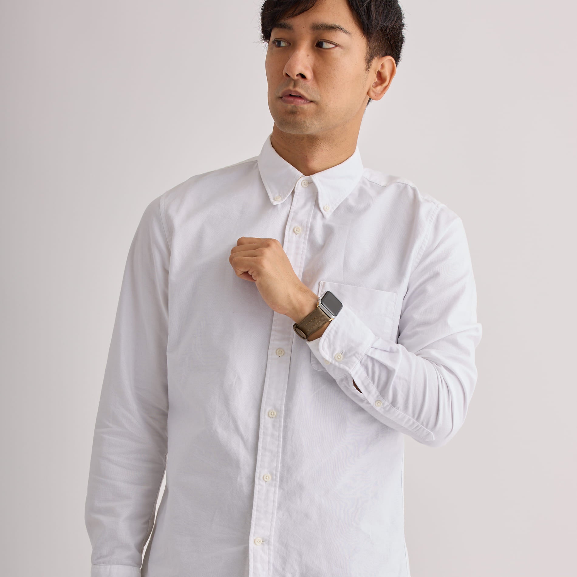 トープ×ブラウン男性着用写真1