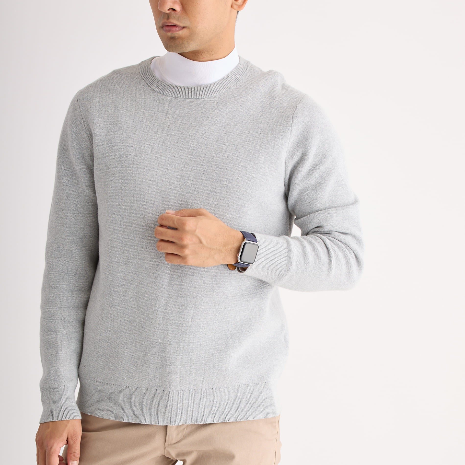 インクブルー×シルバー男性着用写真1