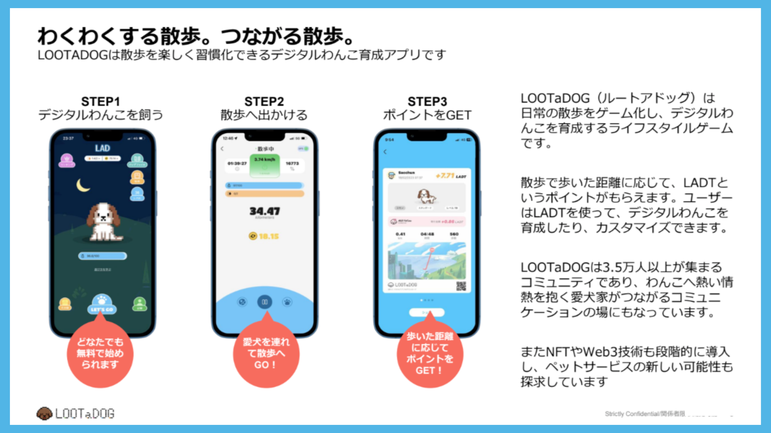 わくわくする散歩。つながる散歩。