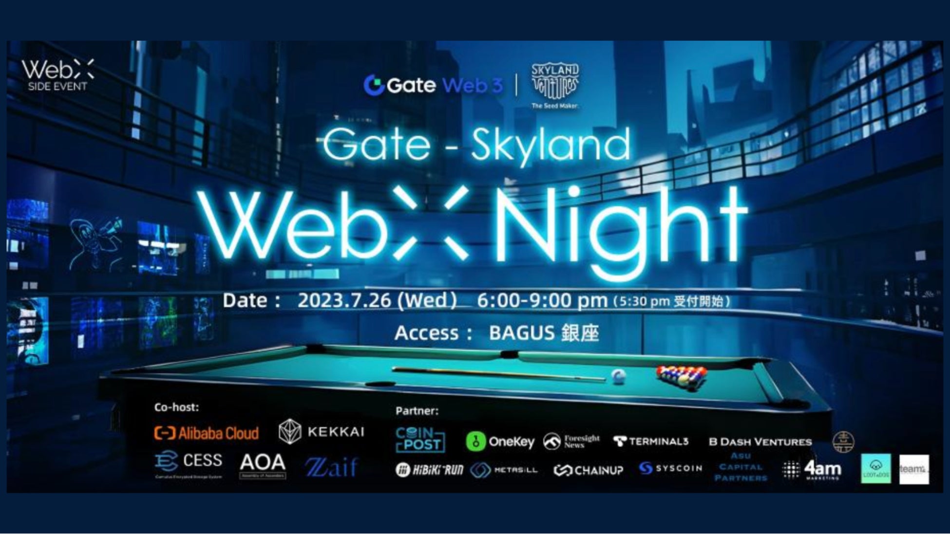 LOOTaDOGのGlobal Marketing Headが『Gate - Skyland WebX Night』で登壇！