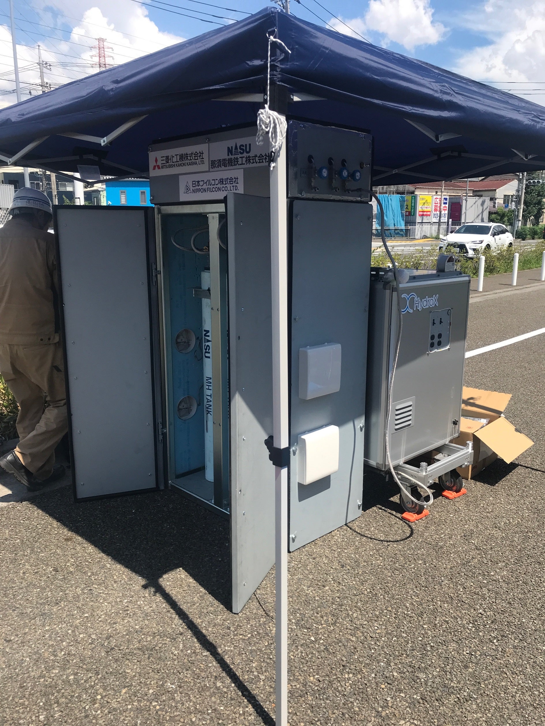 水素吸蔵合金ユニットと可搬型燃料電池システム