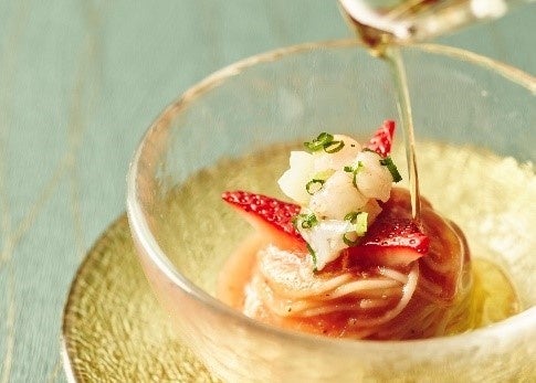 姫の友人 いちごとトマトのカッペリーニ