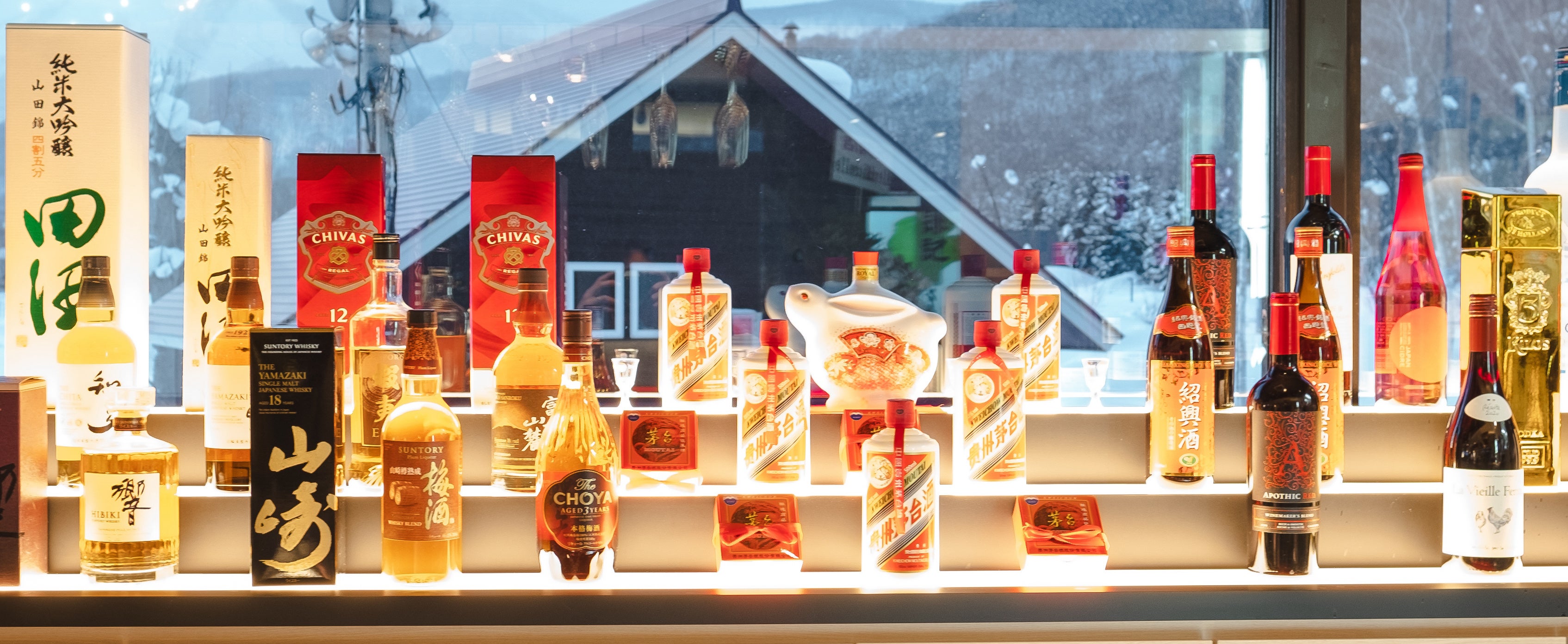 日本各地から取り寄せたお酒