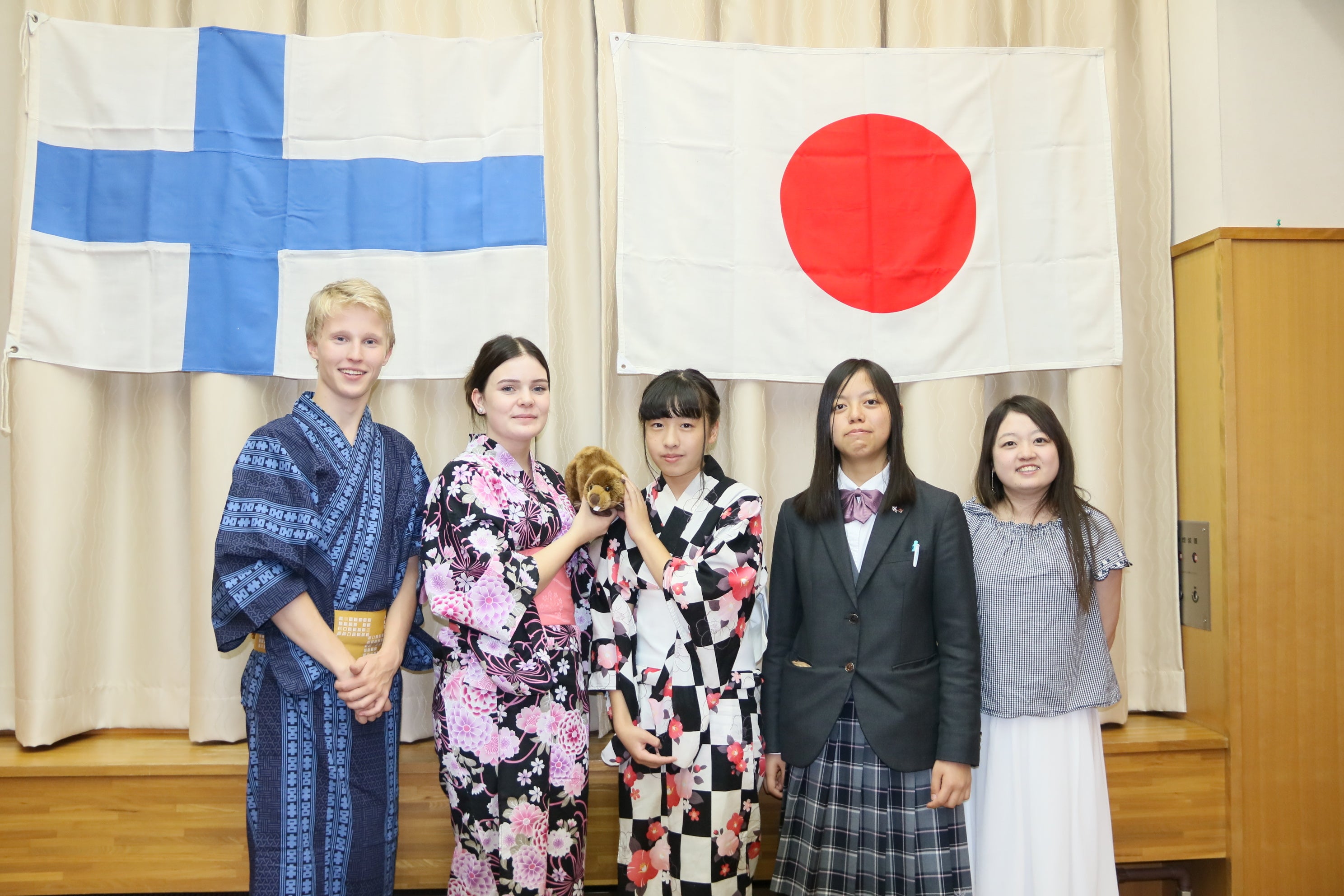 前回の訪問団来町時の交流の様子