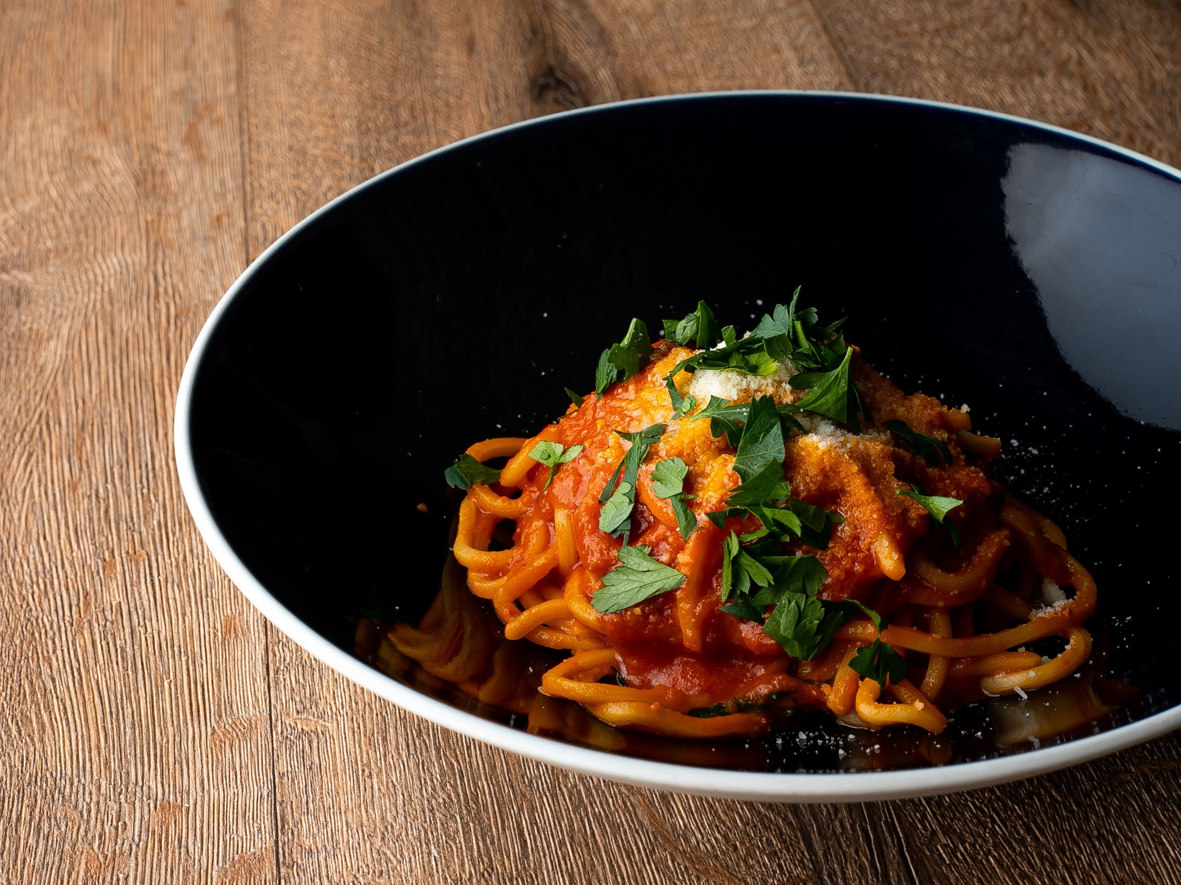 料理の一例、「カレッテエッラ」。