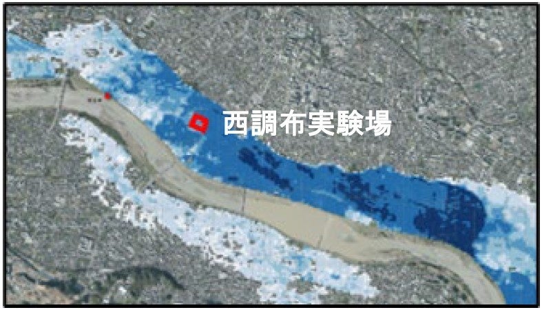 洪水氾濫解析結果