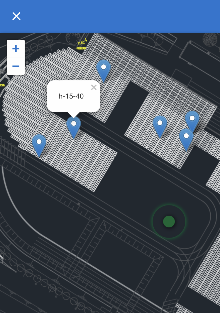 Kトレース検索結果画面