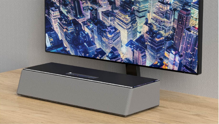 360度の立体音響を実現する「OPSODIS®」搭載の小型スピーカーを 360度の立体音響を実現する「OPSODIS®」搭載の小型スピーカーを