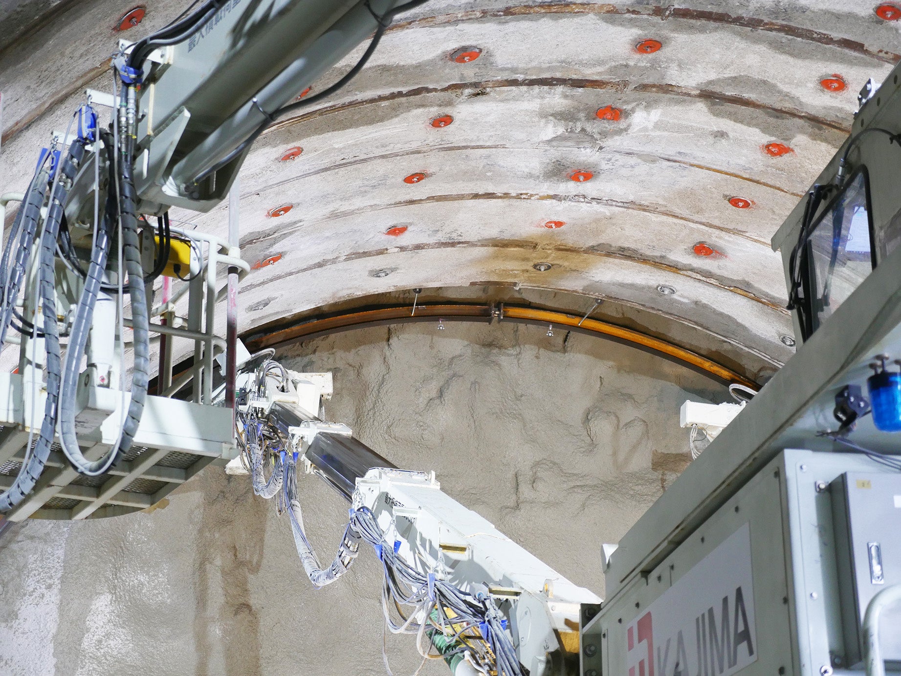 支保工建込みの様子1