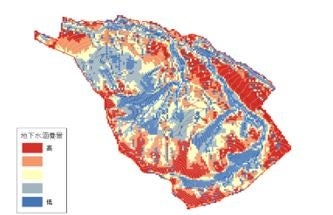 雨水の地下水への涵養（浸透）量の評価例