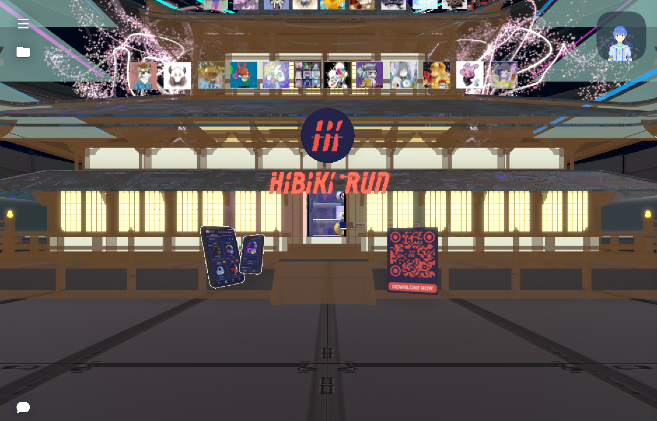 メタバース空間 HibikiRun 特設会場