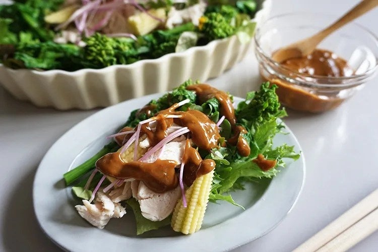 純粋な100%ピーナッツなので料理にも使えます。サラダドレッシングや、ごまだれにも。