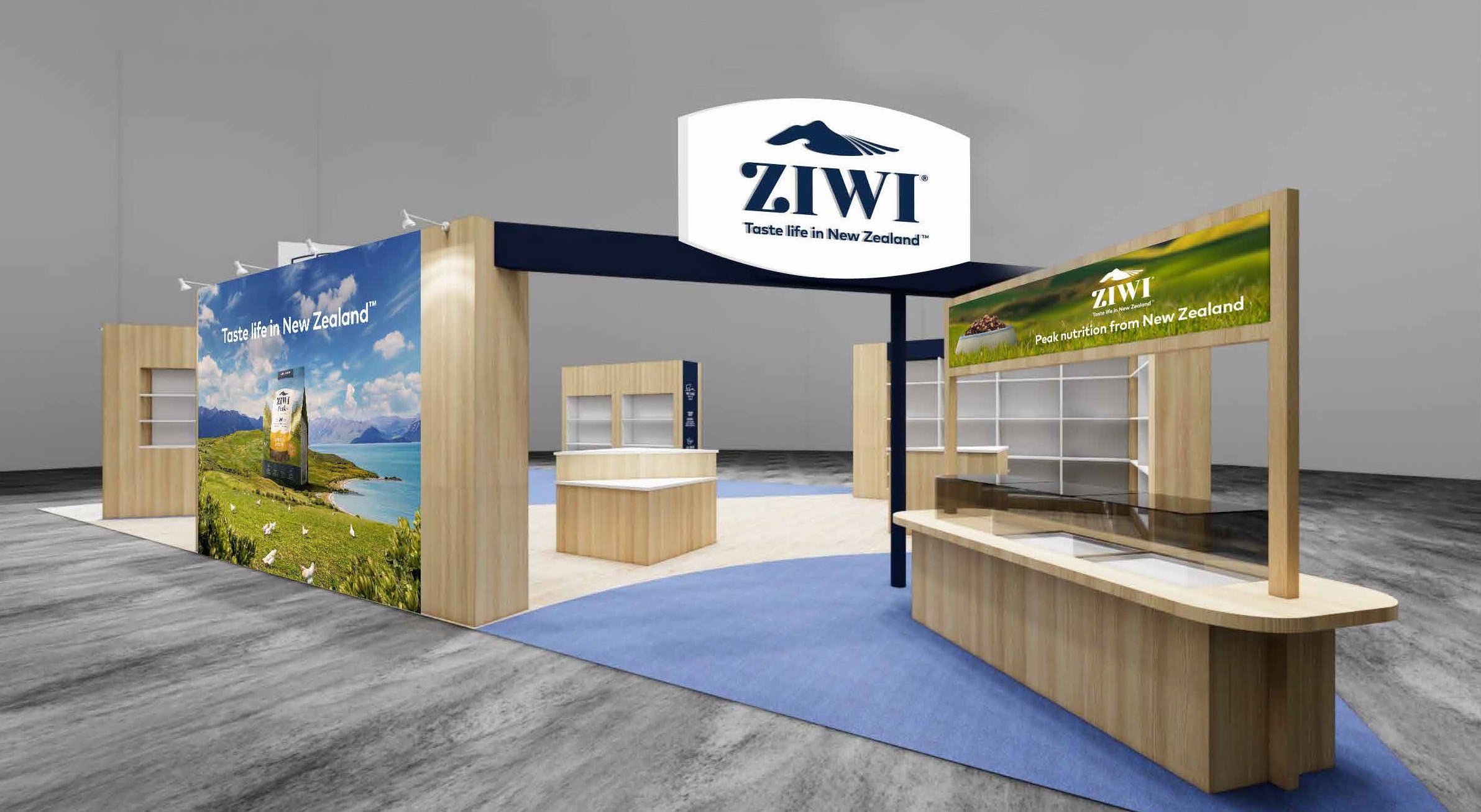 （第12回インターペット ZIWIブース パース図）