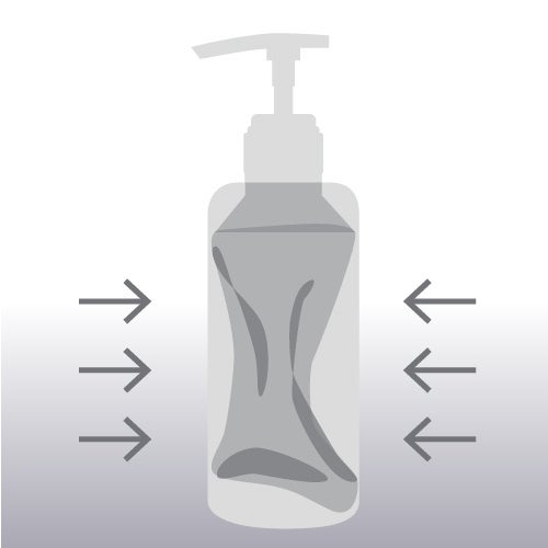 デラミ容器のイメージ