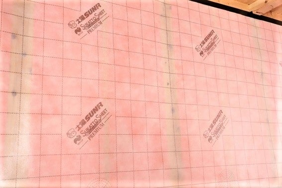 柱が透けて見えるので施工が容易