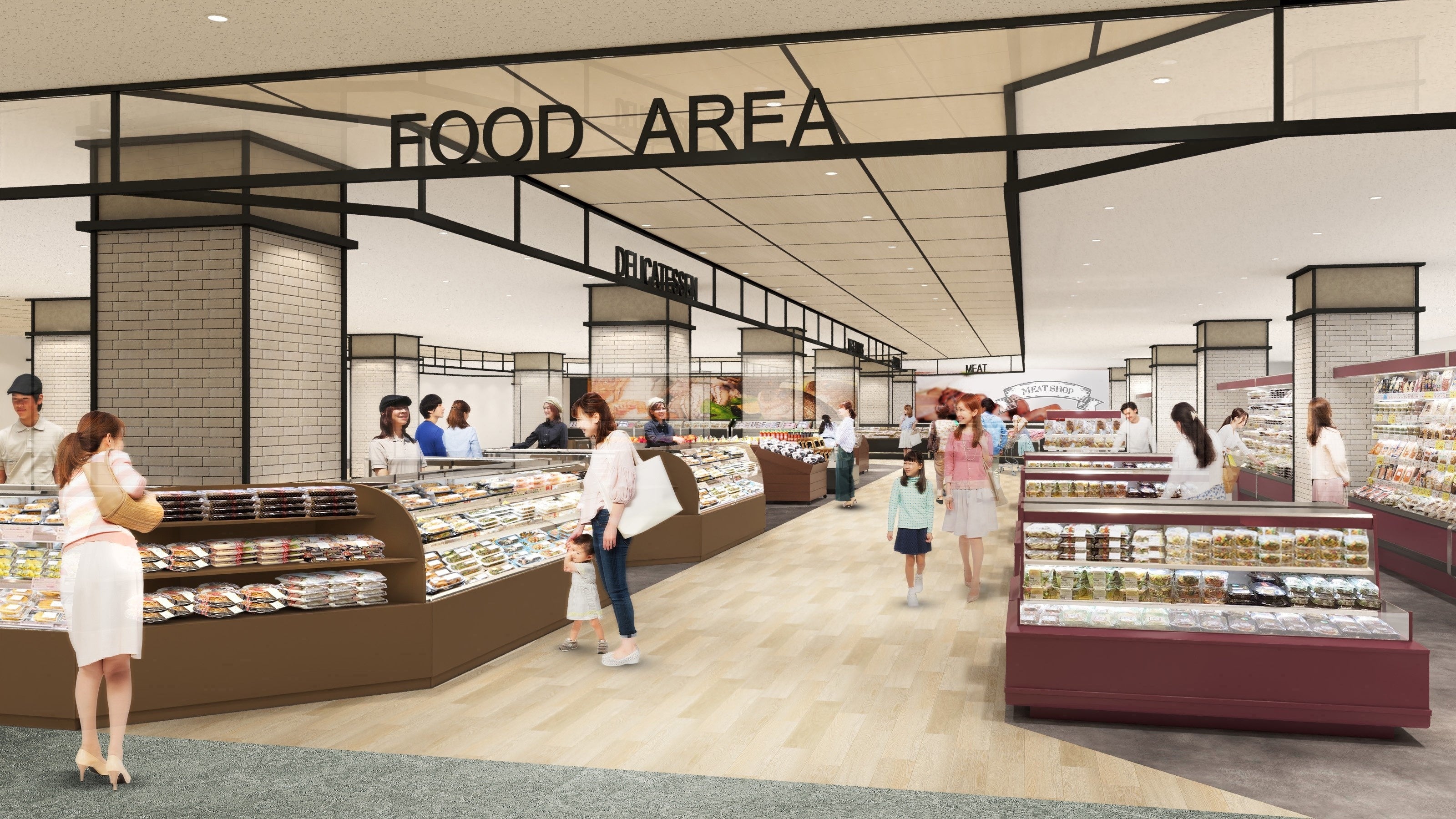 一番館 １階食品専門店「フードマルシェ」