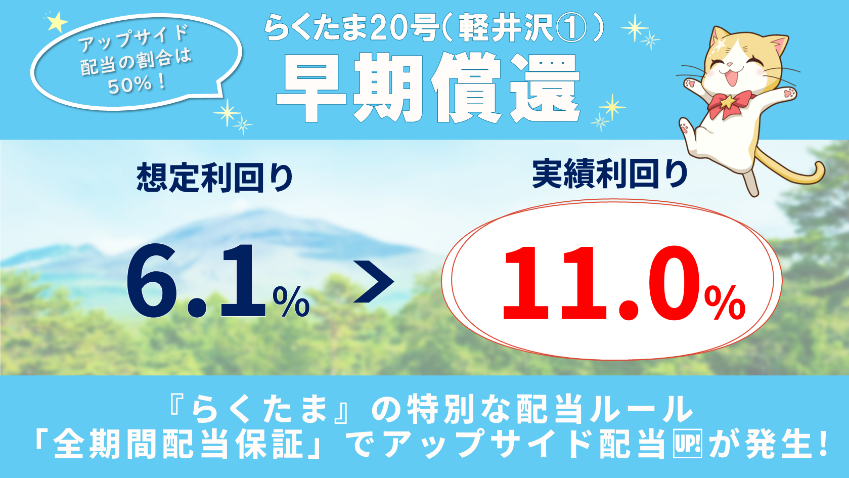 速報！らくたま20号は早期償還】『らくたま』の特別配当ルール