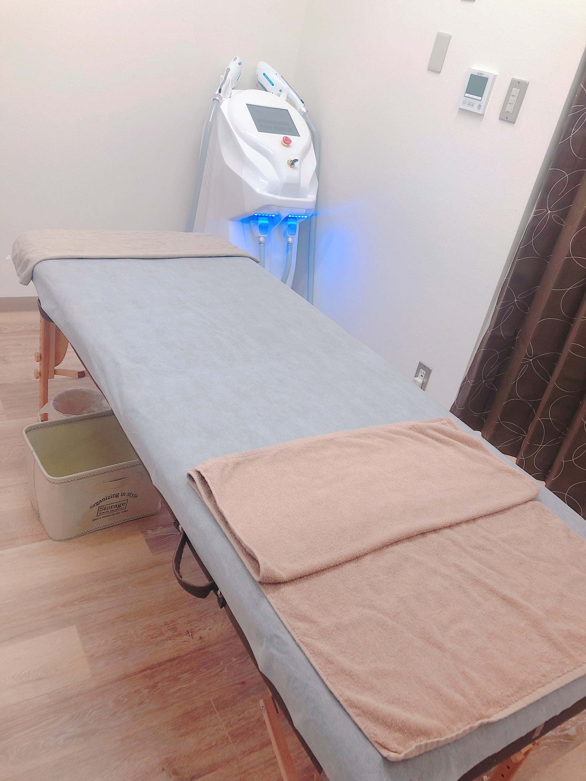 完全個室での施術