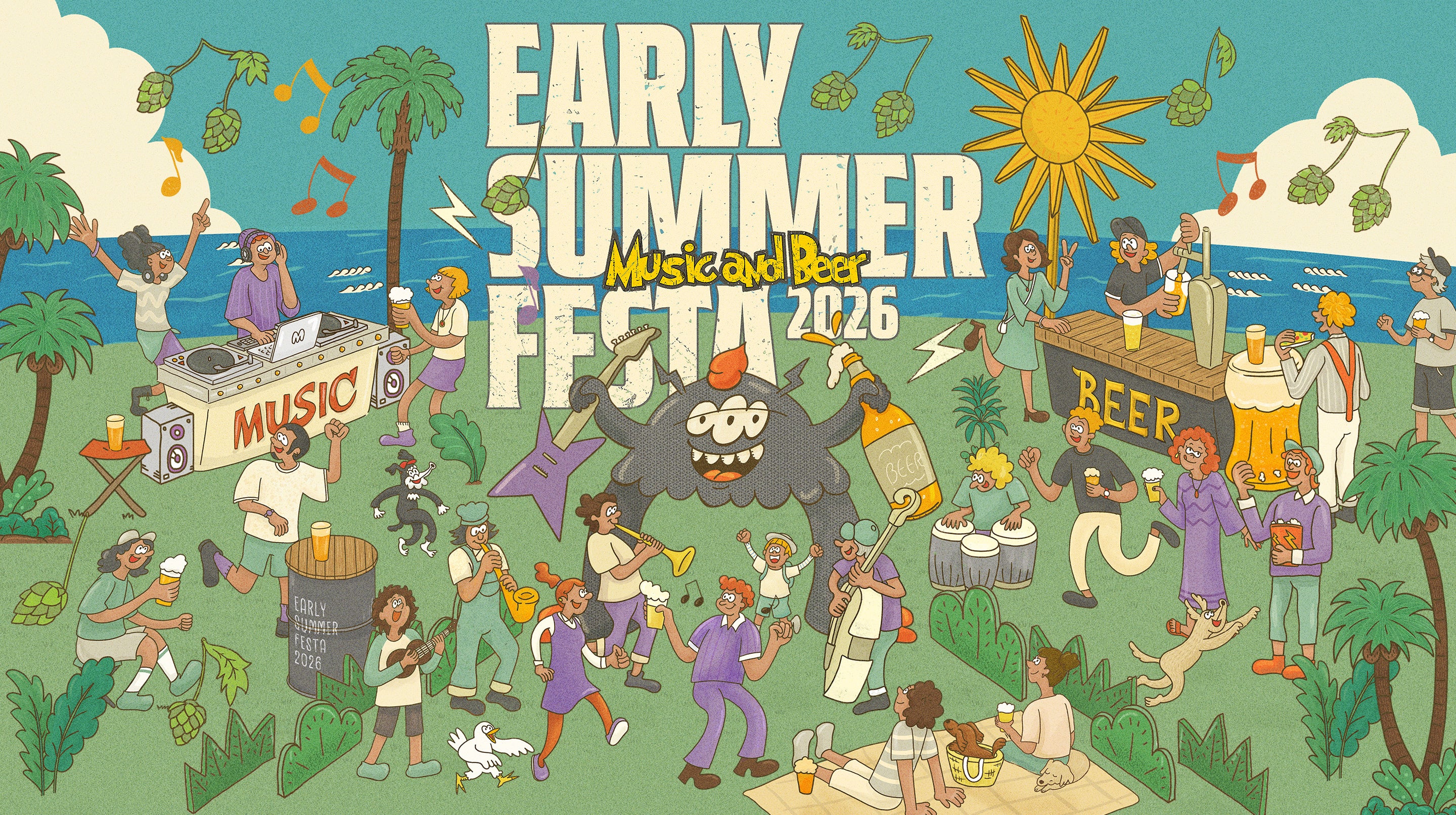 EARLY SUMMER FESTA 2026 -Music and Beer-第三弾アーティスト発表