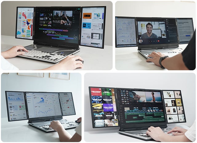 究極の3画面ノートPC〉仕事からエンタメまでマルチディスプレイ環境で 究極の3画面ノートPC〉仕事からエンタメまでマルチディスプレイ環境で